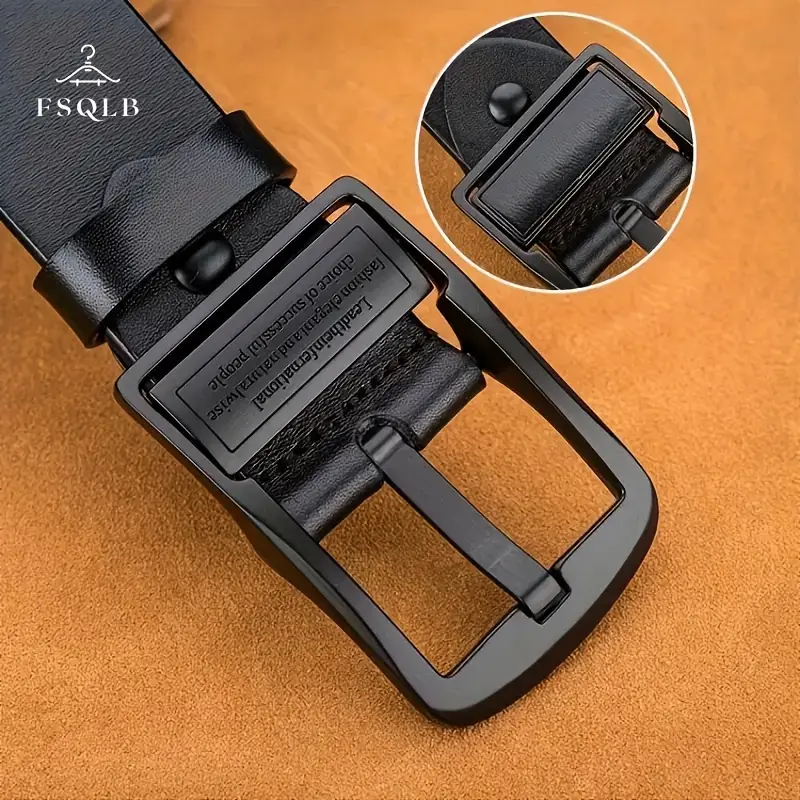 Fashionable Belt For Men, Retro Buckle Belt, Dual-sided Leather Belt, Versatile Belt For Business
